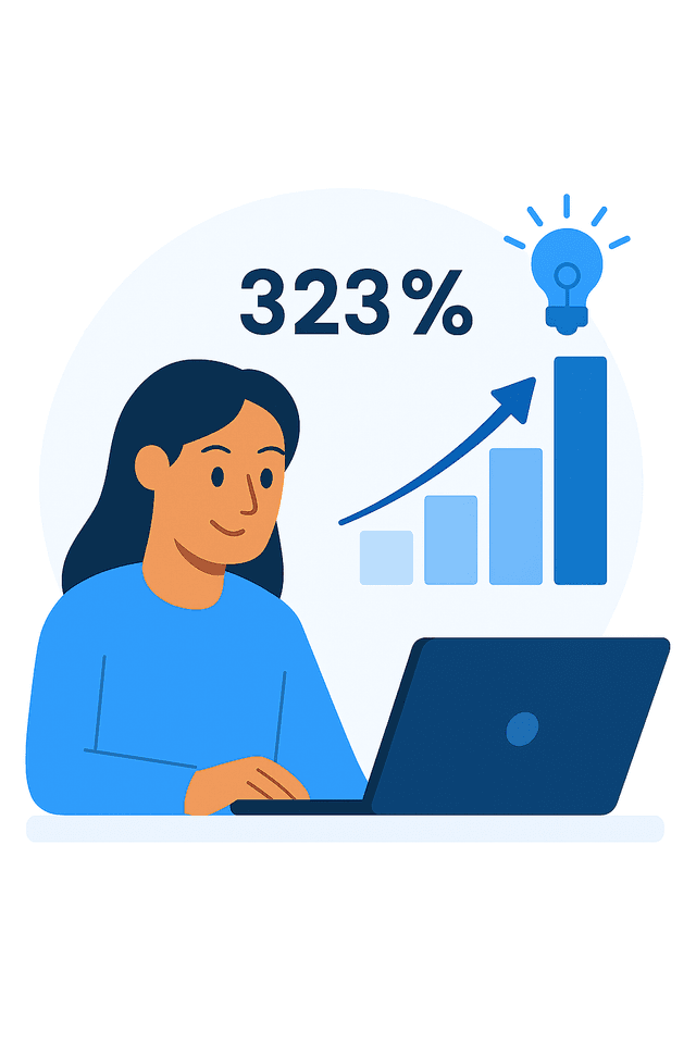 323% ROI